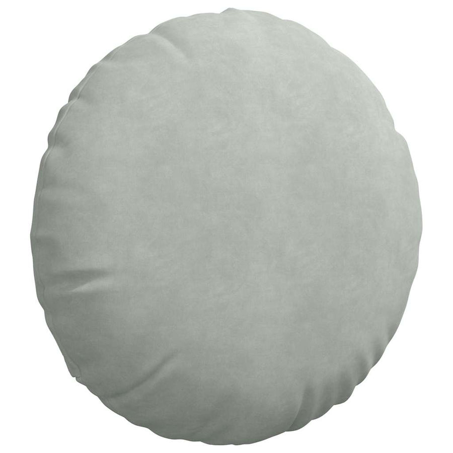 Zitkussens 2 pcs Lichtgrijs Ø 40 x 13 cm Fluweel
