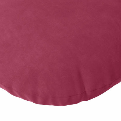 Zitkussens 2 pcs Wijnrood Ø 40 x 13 cm Fluweel