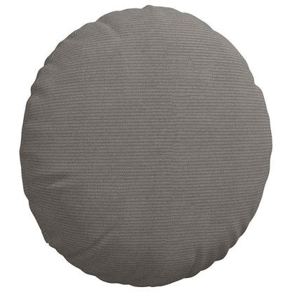 Zitkussens 2 pcs Lichtgrijs Ø 50 cm Katoen Stof