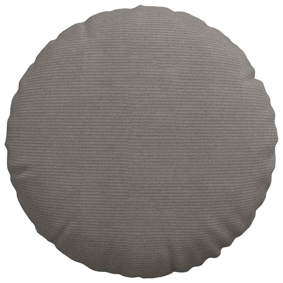 Zitkussens 2 pcs Lichtgrijs Ø 50 cm Katoen Stof