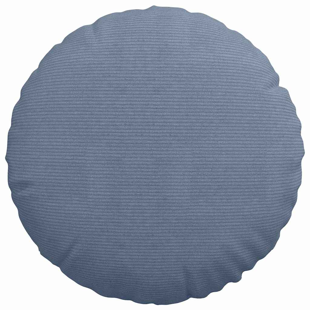 Zitkussens 2 pcs Blauw Ø 50 cm Katoen Stof