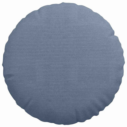 Zitkussens 2 pcs Blauw Ø 50 cm Katoen Stof