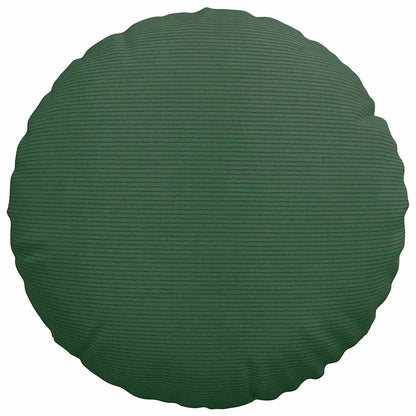 Zitkussens 2 pcs Donkergroen Ø 50 cm Katoen Stof