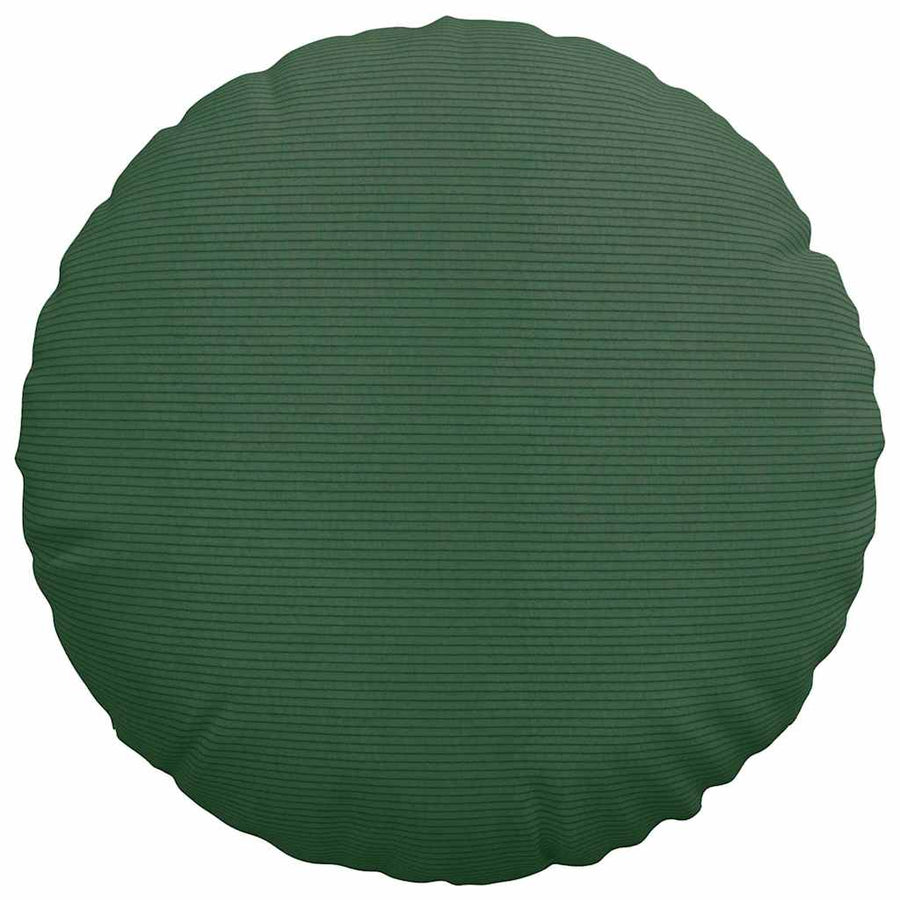 Zitkussens 2 pcs Donkergroen Ø 50 cm Katoen Stof