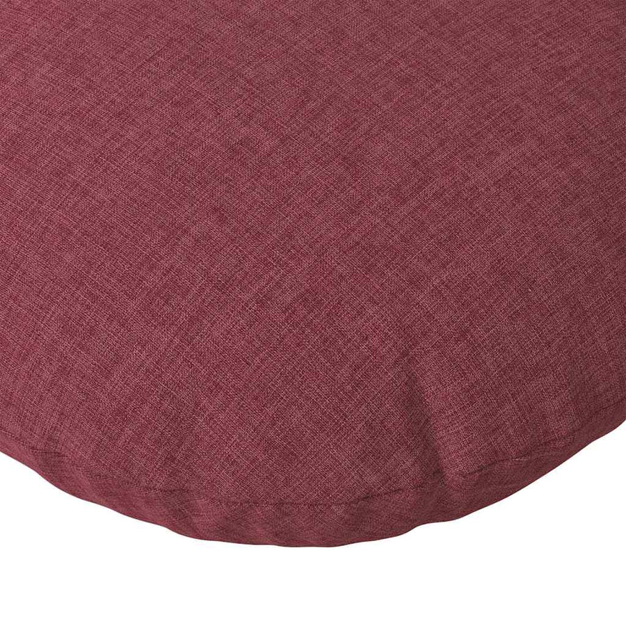 Zitkussens 2 pcs Wijnrood Ø60 x 21 cm Stof