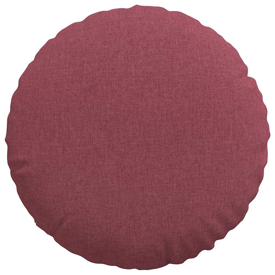 Zitkussens 2 pcs Wijnrood Ø60 x 21 cm Stof