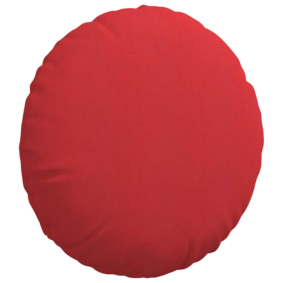 Zitkussens 2 pcs Rood Ø60 x 21 cm Stof