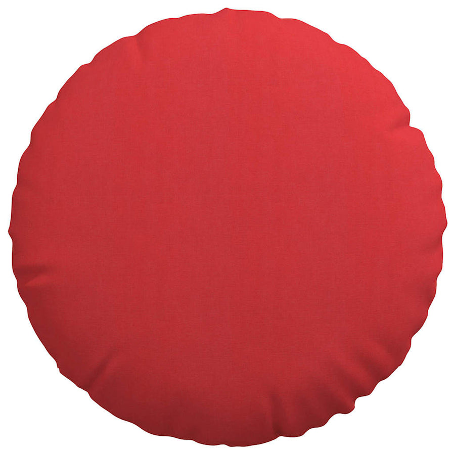 Zitkussens 2 pcs Rood Ø60 x 21 cm Stof
