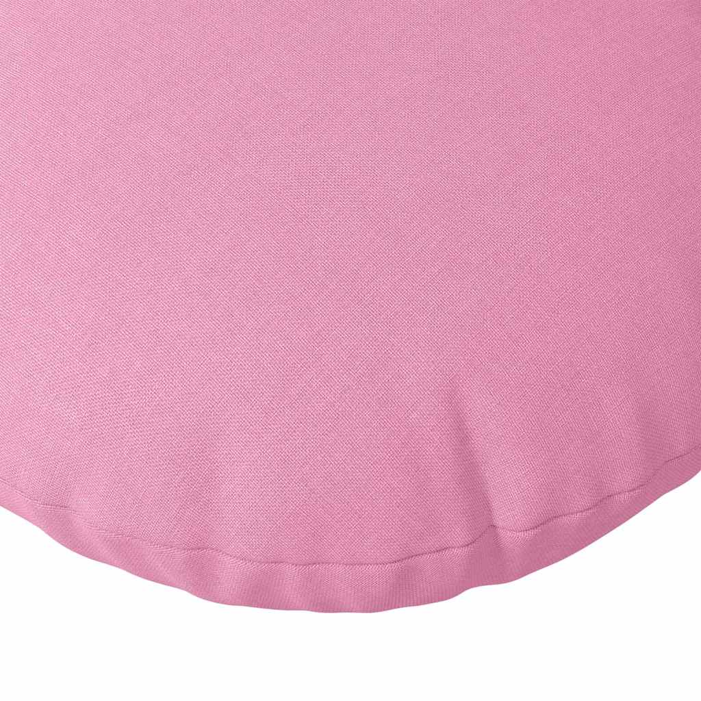 Zitkussens 2 pcs Roze Ø60 x 21 cm Stof