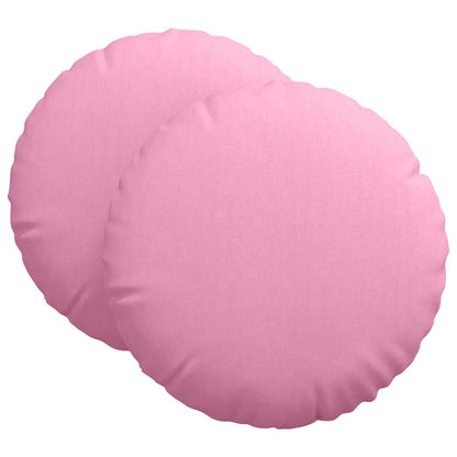 Zitkussens 2 pcs Roze Ø60 x 21 cm Stof