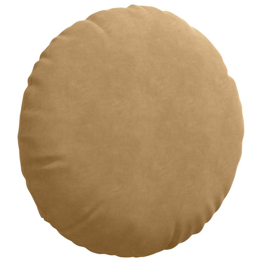 Zitkussens 2 pcs Bruin Ø 40 x 13 cm Fluweel