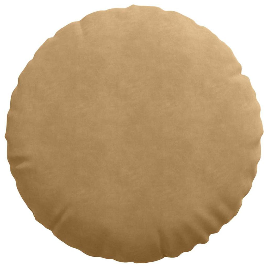 Zitkussens 2 pcs Bruin Ø 40 x 13 cm Fluweel