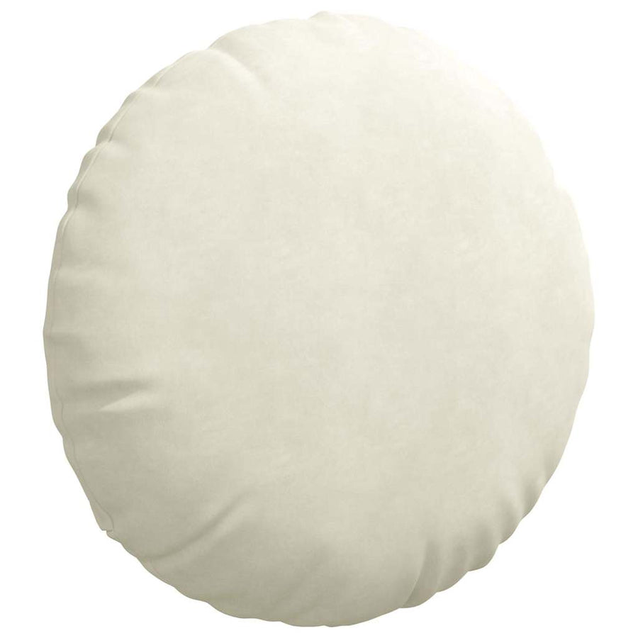 Zitkussens 2 pcs Crème Ø 40 x 13 cm Fluweel