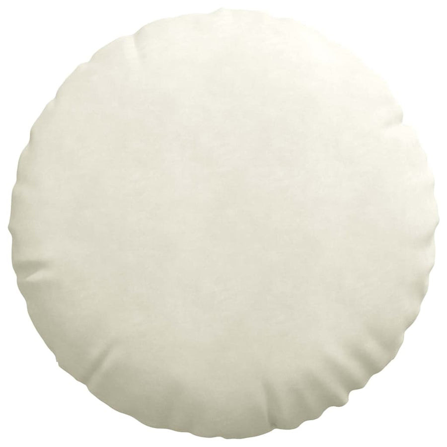 Zitkussens 2 pcs Crème Ø 40 x 13 cm Fluweel