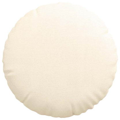 Zitkussens 2 pcs Crème Ø 60 cm Katoen Stof