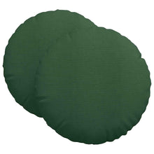 Zitkussens 2 pcs Donkergroen Ø 60 cm Katoen Stof