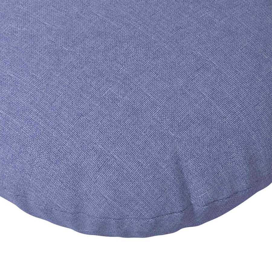 Zitkussens 2 pcs Jeans Blauw Ø80 x 29 cm Stof
