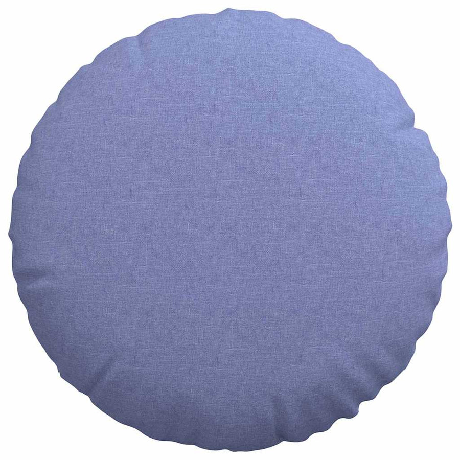 Zitkussens 2 pcs Jeans Blauw Ø80 x 29 cm Stof