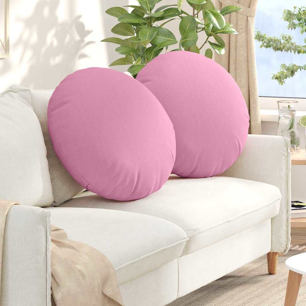 Zitkussens 2 pcs Roze Ø80 x 29 cm Stof