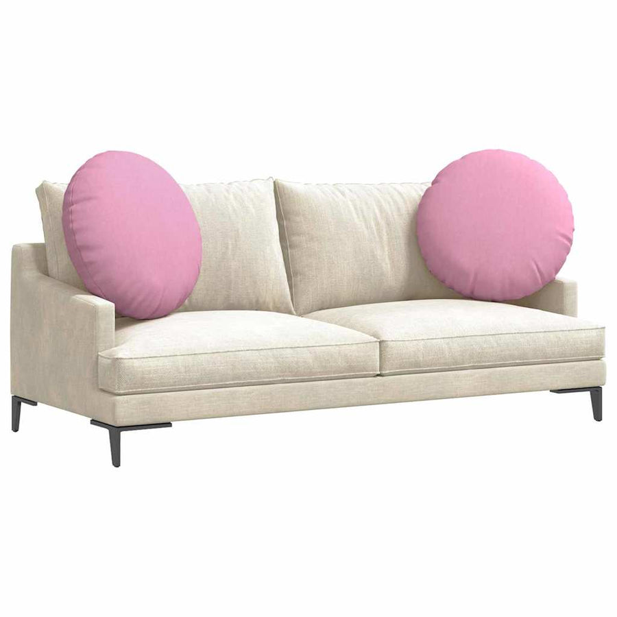 Zitkussens 2 pcs Roze Ø80 x 29 cm Stof