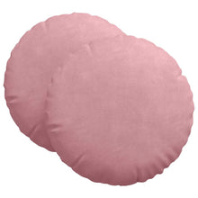Zitkussens 2 pcs Roze Ø80 x 29 cm Fluweel
