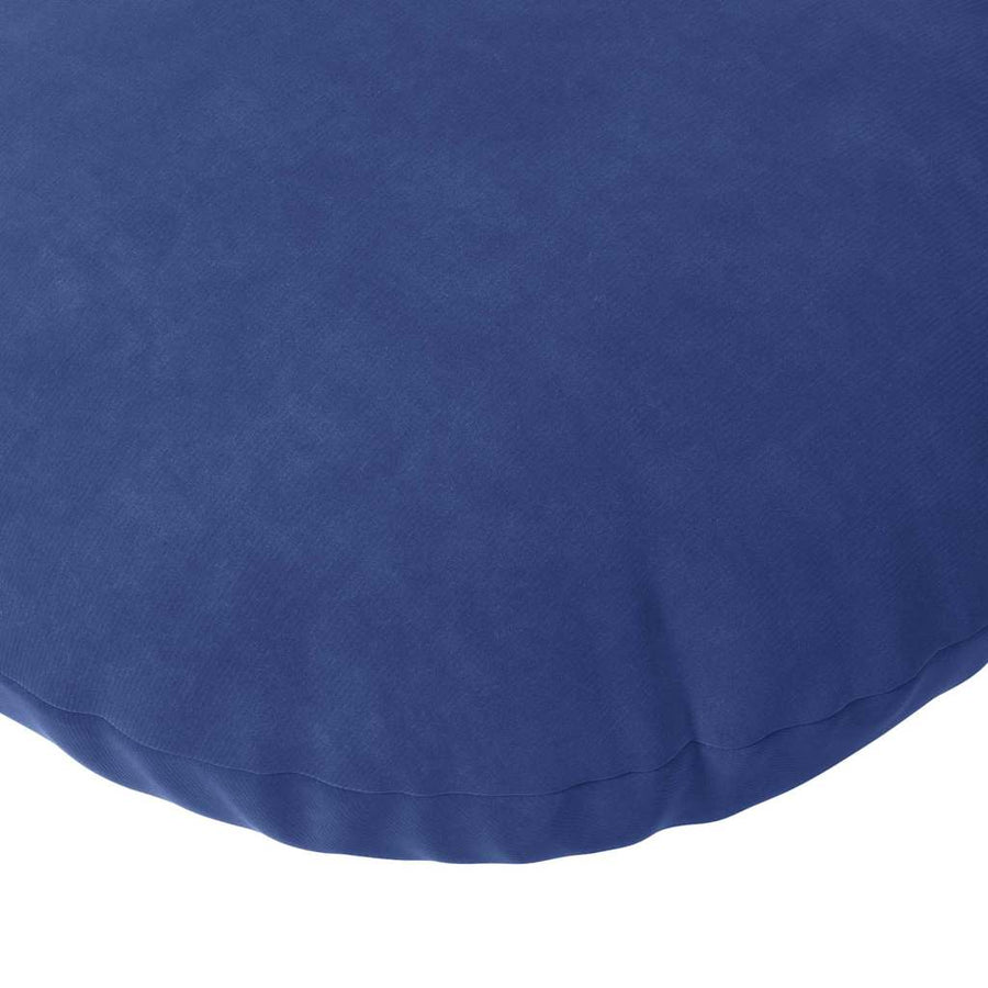 Zitkussens 2 pcs Politieblauw Ø 40 x 13 cm Fluweel