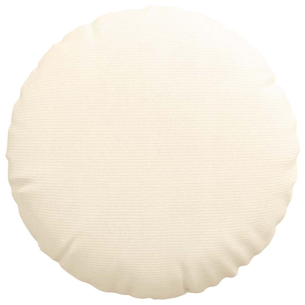 Zitkussens 2 pcs Crème Ø 80 cm Katoen Stof