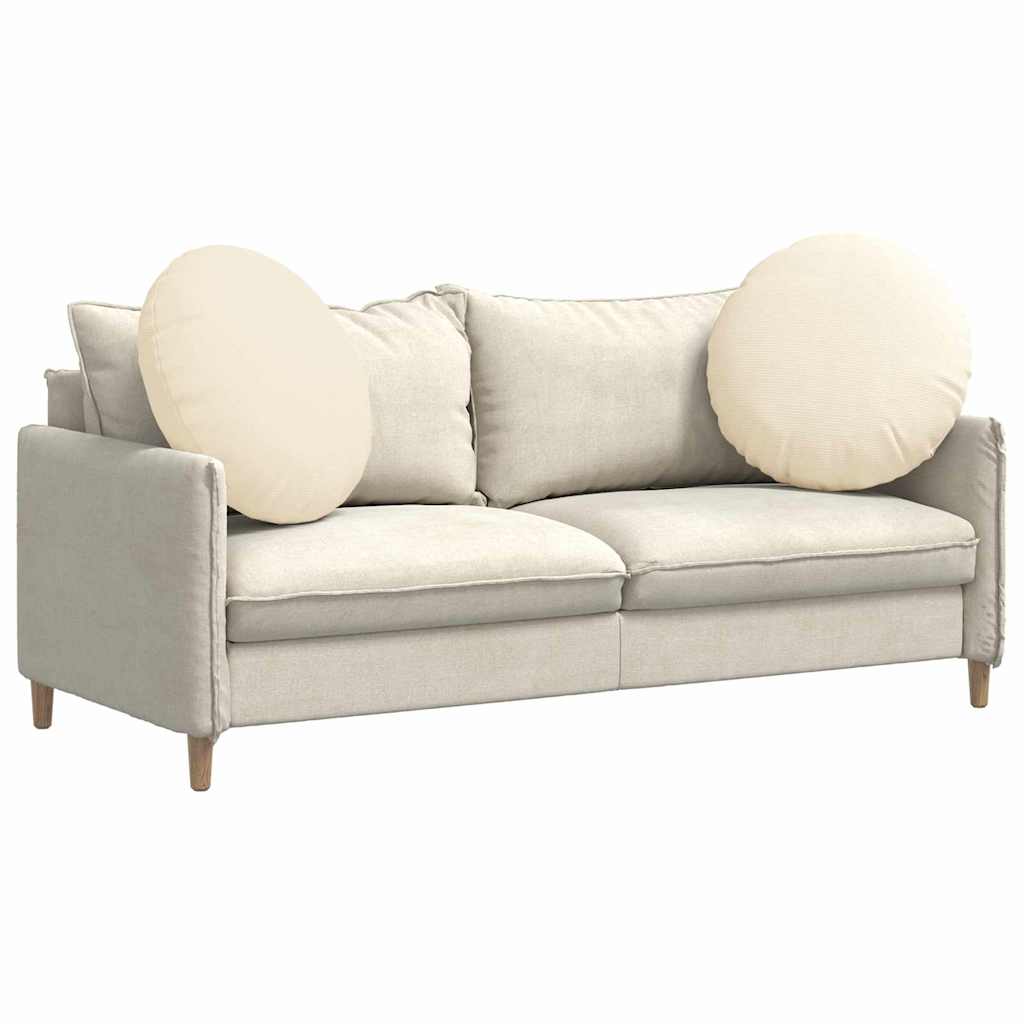 Zitkussens 2 pcs Crème Ø 80 cm Katoen Stof
