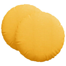 Zitkussens 2 pcs Lichtgeel Ø 80 cm Katoen Stof