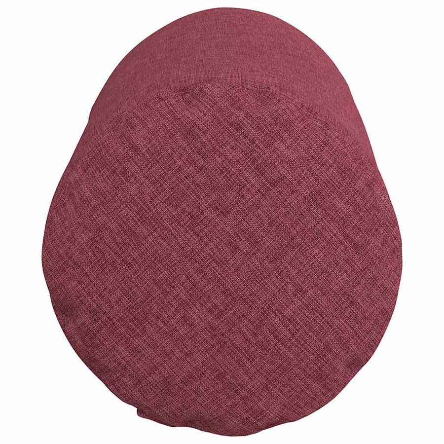 Bolster Kussens 2 pcs Wijnrood Ø 15 x 40 cm Stof