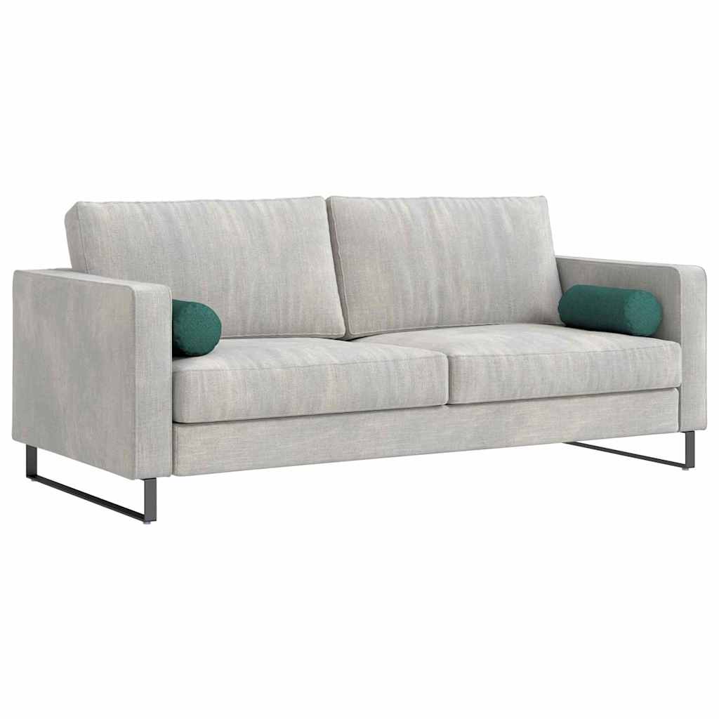 Bolster Kussens 2 pcs Donkergroen Ø 15 x 40 cm Stof