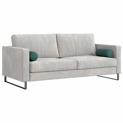 Bolster Kussens 2 pcs Donkergroen Ø 15 x 40 cm Stof
