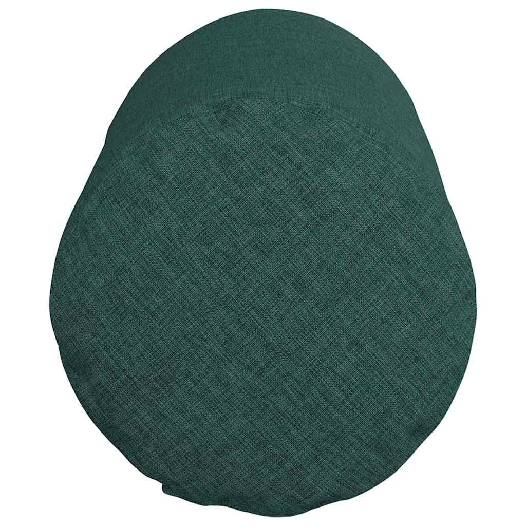 Bolster Kussens 2 pcs Donkergroen Ø 15 x 40 cm Stof