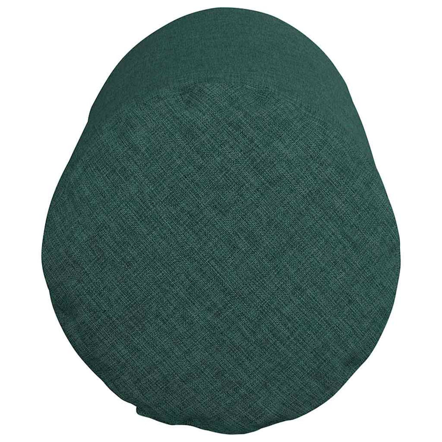 Bolster Kussens 2 pcs Donkergroen Ø 15 x 40 cm Stof