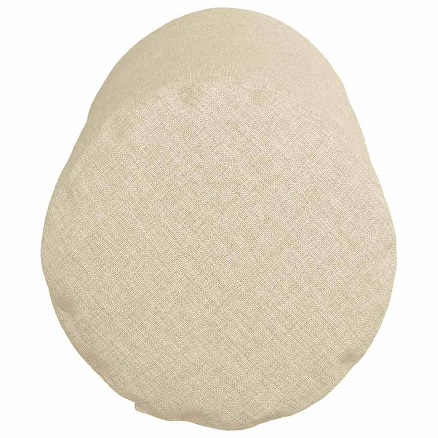 Bolster Kussens 2 pcs Crème Ø 15 x 40 cm Stof