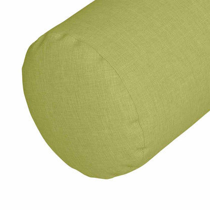 Bolster Kussens 2 pcs Lichtgroen Ø 15 x 40 cm Stof