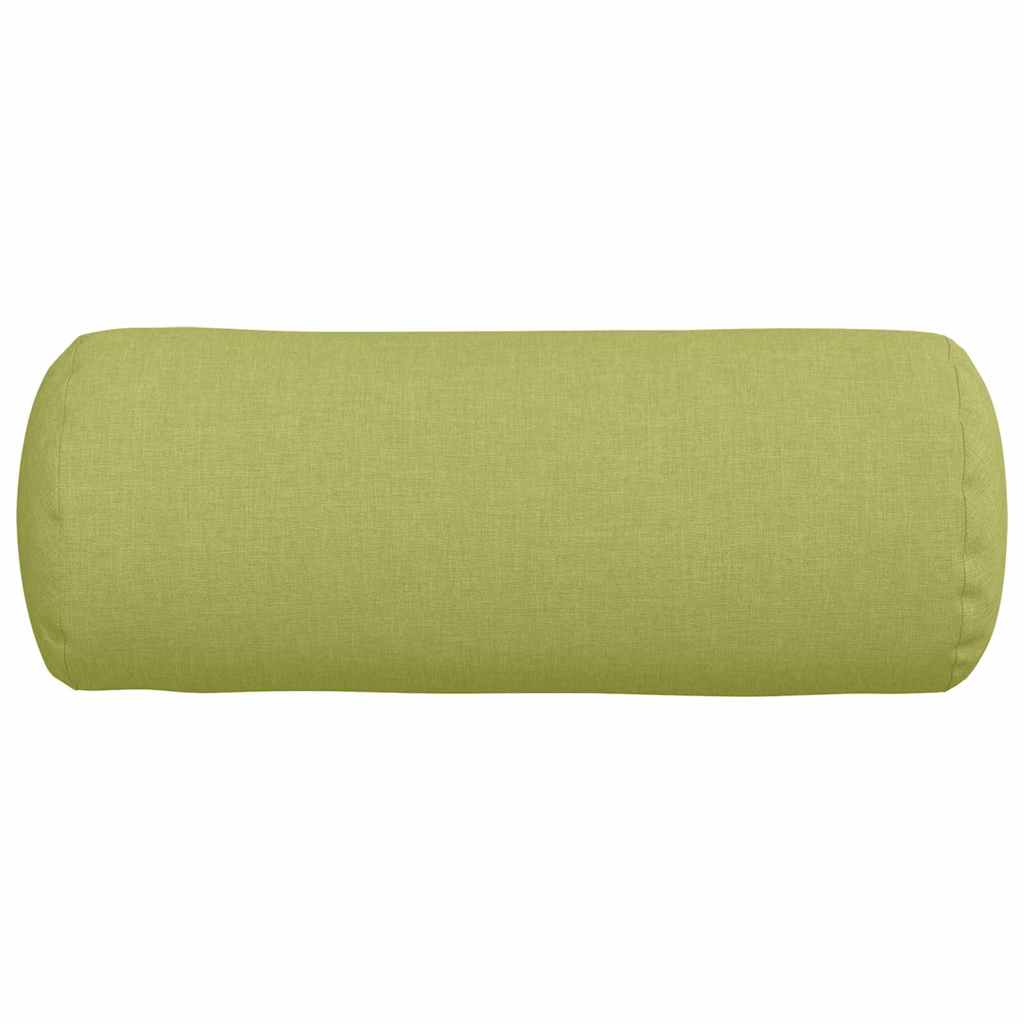 Bolster Kussens 2 pcs Lichtgroen Ø 15 x 40 cm Stof