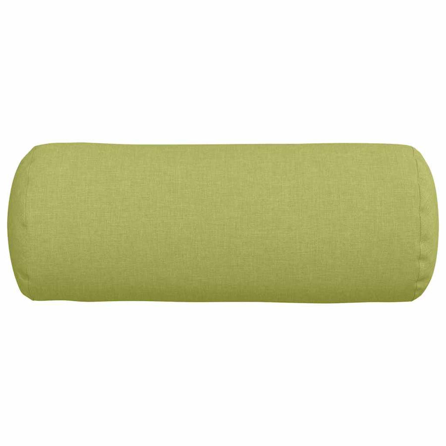 Bolster Kussens 2 pcs Lichtgroen Ø 15 x 40 cm Stof
