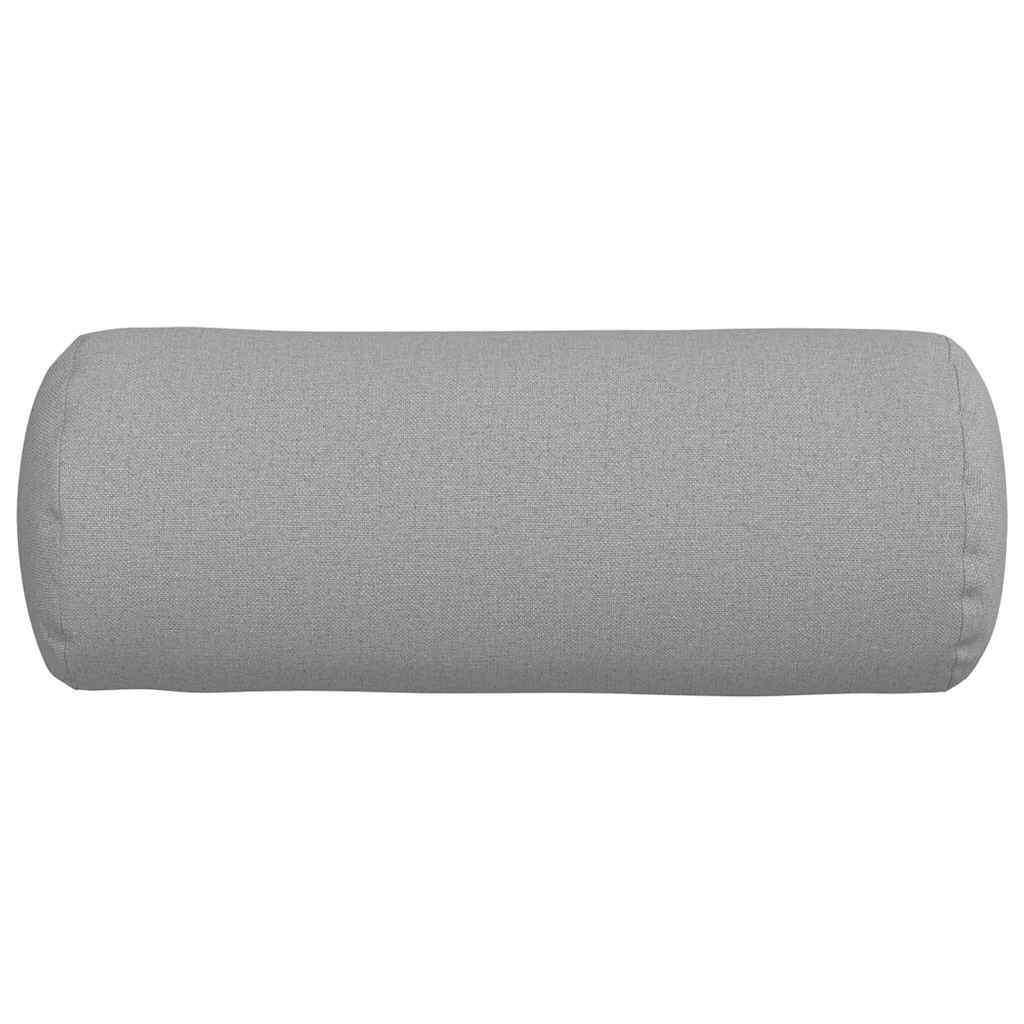 Bolster Kussens 2 pcs Wolkengrijs Ø 15 x 40 cm Stof