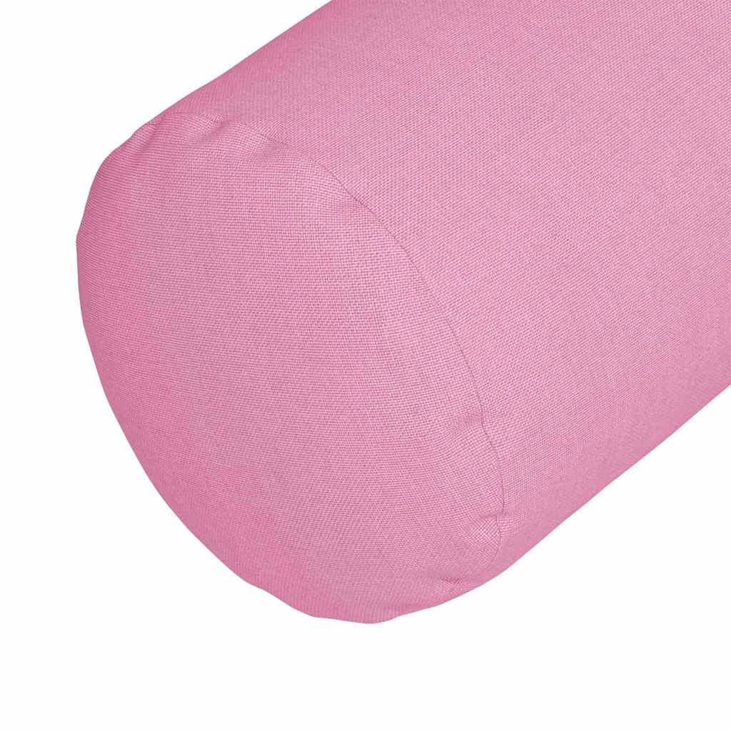 Bolster Kussens 2 pcs Roze Ø 15 x 40 cm Stof