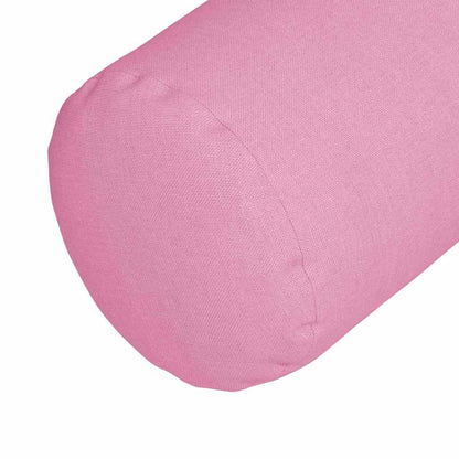 Bolster Kussens 2 pcs Roze Ø 15 x 40 cm Stof