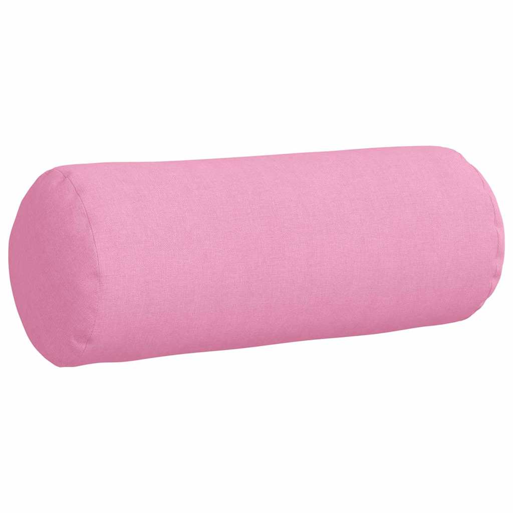 Bolster Kussens 2 pcs Roze Ø 15 x 40 cm Stof