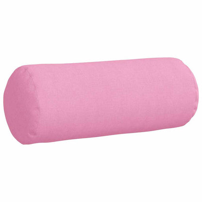 Bolster Kussens 2 pcs Roze Ø 15 x 40 cm Stof