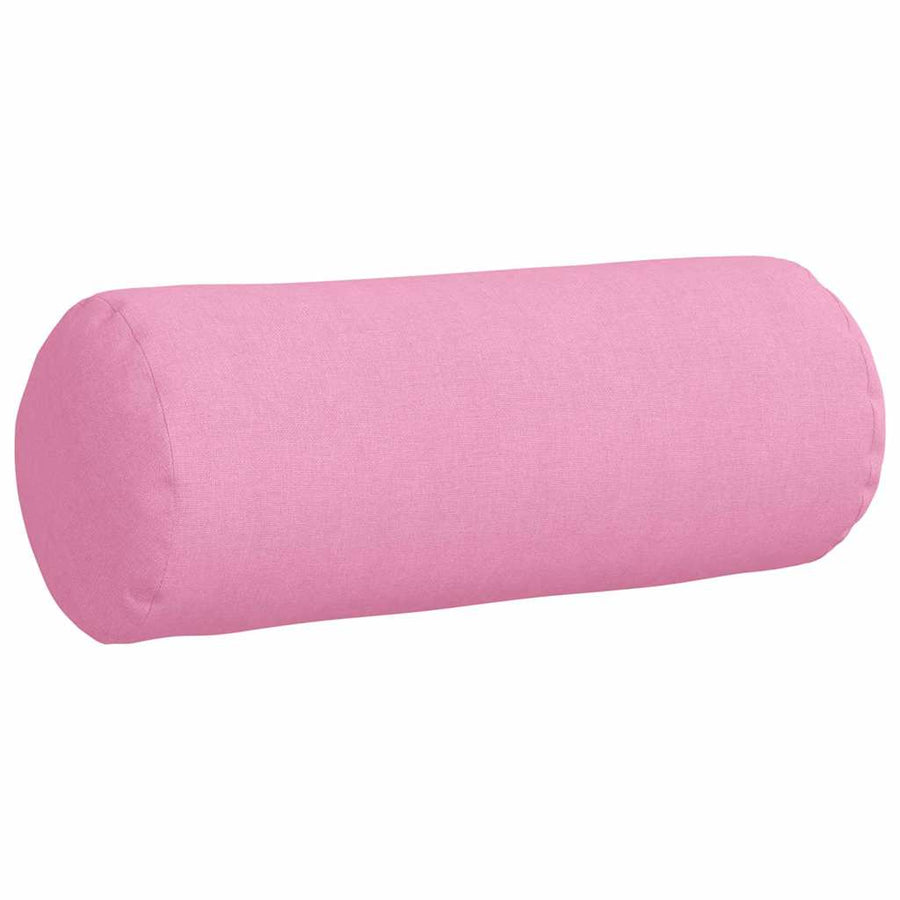 Bolster Kussens 2 pcs Roze Ø 15 x 40 cm Stof