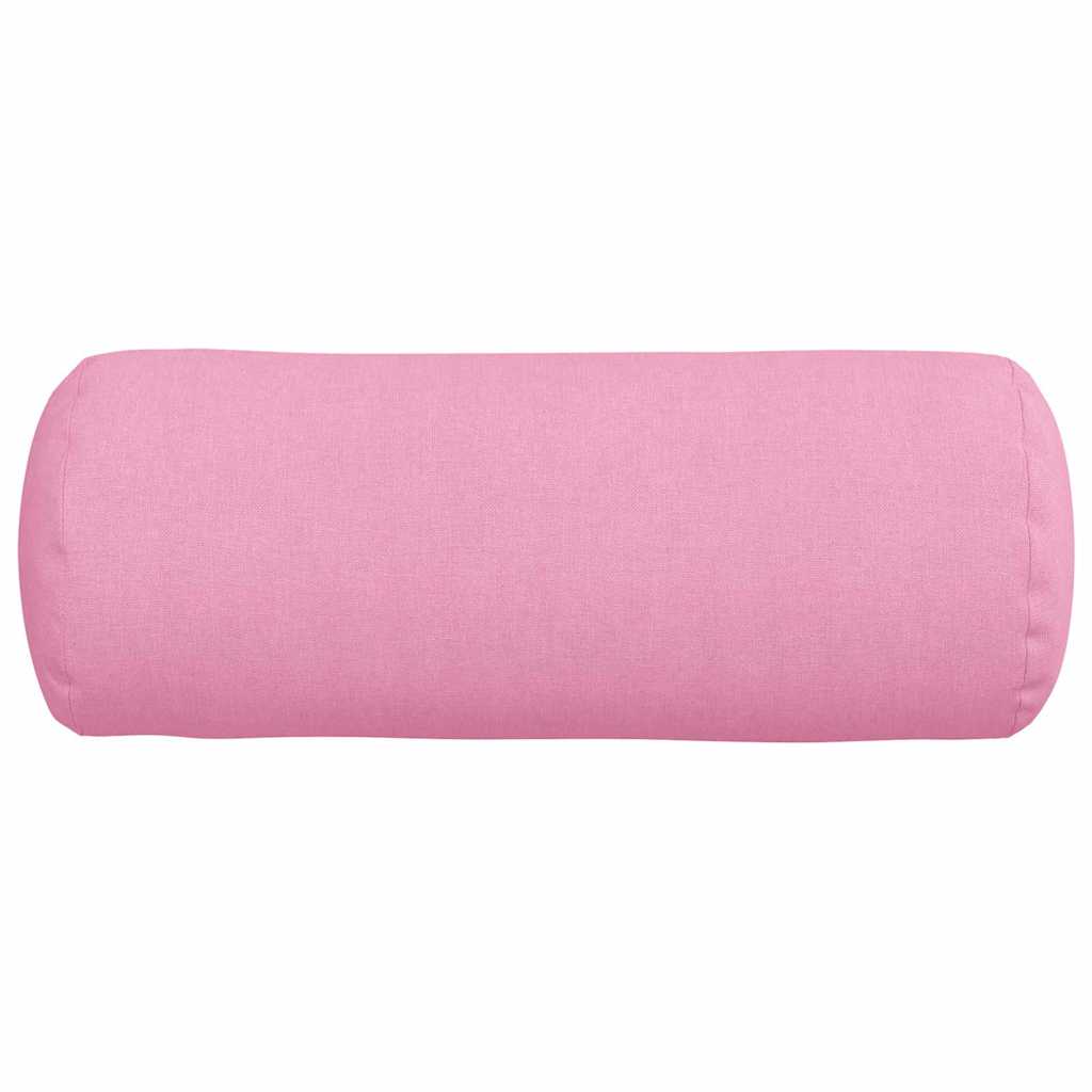 Bolster Kussens 2 pcs Roze Ø 15 x 40 cm Stof