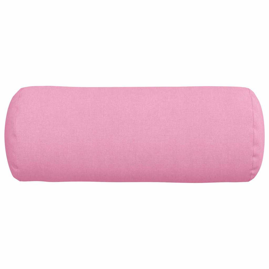 Bolster Kussens 2 pcs Roze Ø 15 x 40 cm Stof