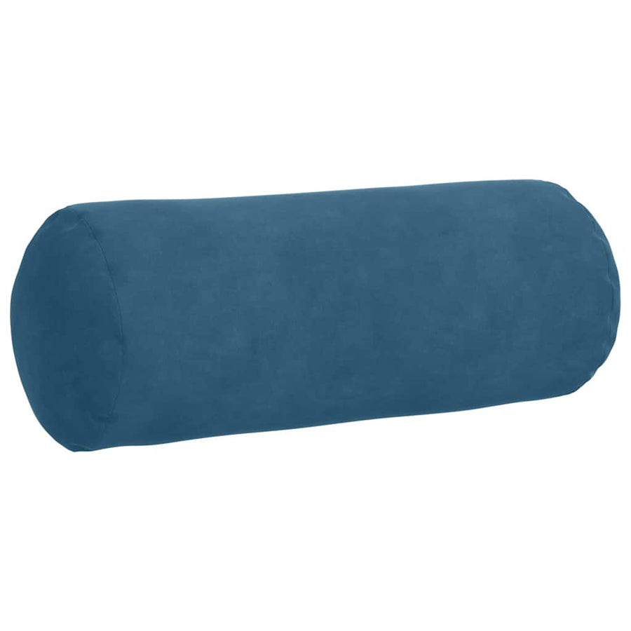 Bolster Kussens 2 pcs Blauw Ø 15 x 40 cm Katoen Stof