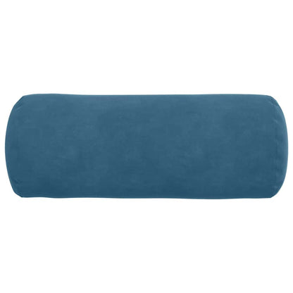 Bolster Kussens 2 pcs Blauw Ø 15 x 40 cm Katoen Stof