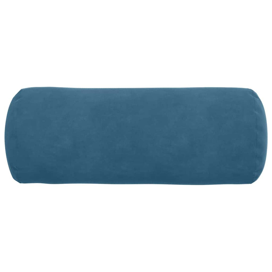 Bolster Kussens 2 pcs Blauw Ø 15 x 40 cm Katoen Stof