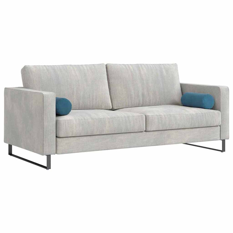 Bolster Kussens 2 pcs Blauw Ø 15 x 40 cm Katoen Stof